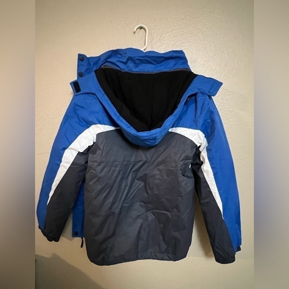 Men’s Ski Jacket Fleece Lined Blue Waterproof Winter Coat Snowboard-Size Large - Picture 5 of 5
